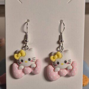 Sanrio Hello Kitty Cute Earrings Kawaii Accessories